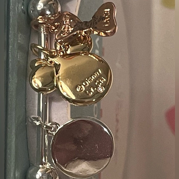 💰ON SALE NEW Disney Minnie Bracelet by LA Rocks silver style. 3 charms,stretchy - Picture 6 of 6